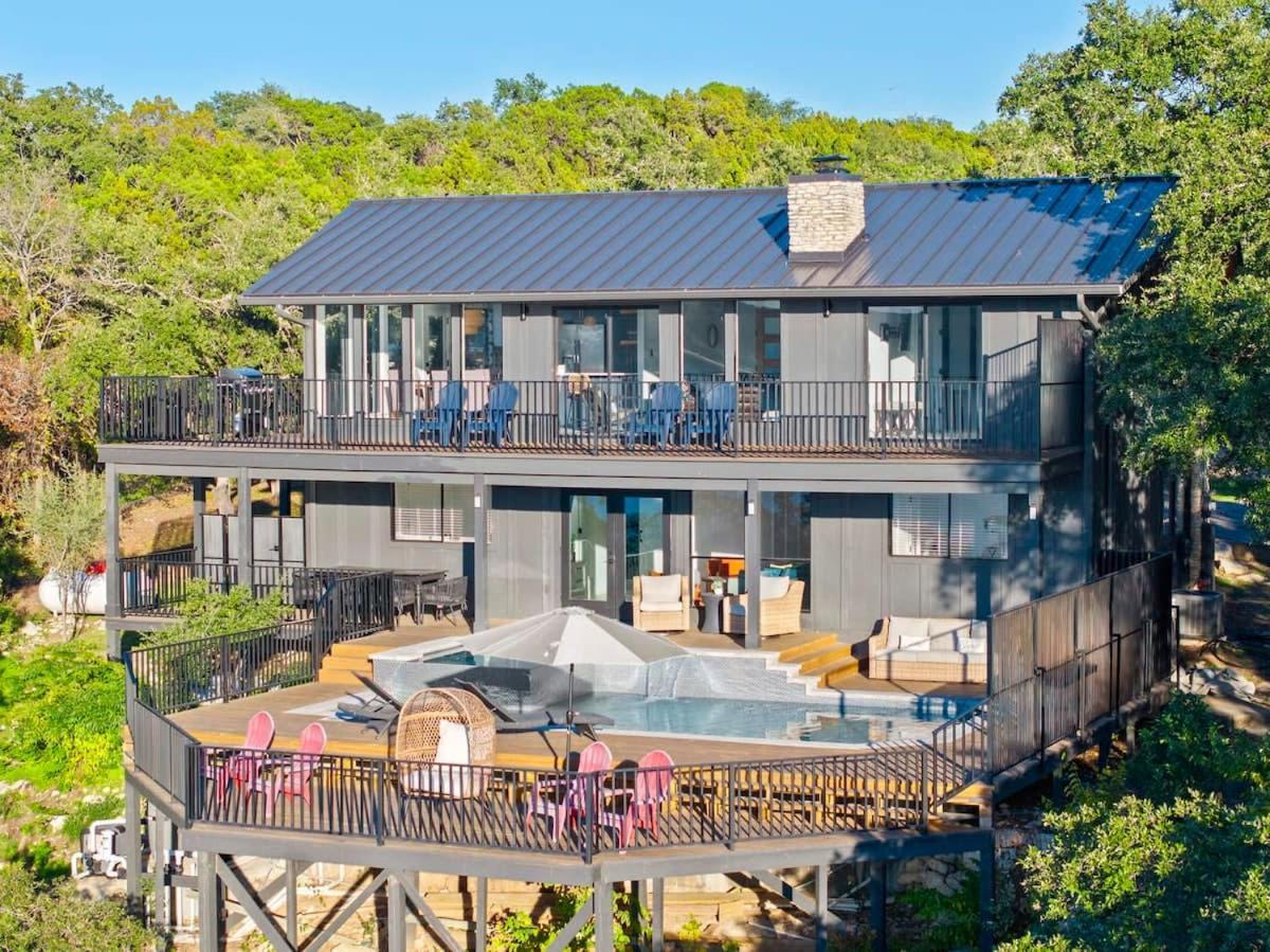 Atlantis On Lake Travis Pool Hot Tub Dock Villa Leander Ngoại thất bức ảnh