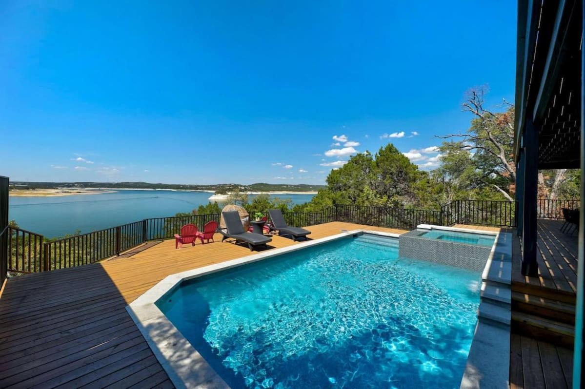 Atlantis On Lake Travis Pool Hot Tub Dock Villa Leander Ngoại thất bức ảnh